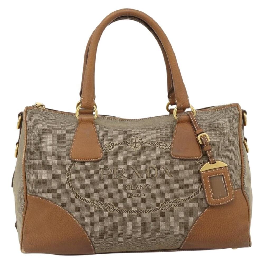 Prada Saffiano Galleria Handbag Brown
